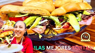 ¡El Secreto de las Tortas Mexicanas de Asada Revelado 😋🥰🔥 [upl. by Amlet]