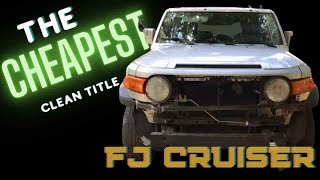 FJ Cruiser Rebuild Part 1 Tow and Inspect Damage on my 2500 FJ [upl. by Wahlstrom]