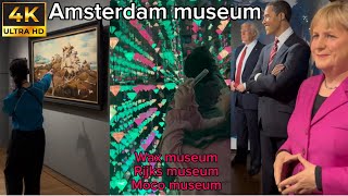 Visiting Amsterdam museum 4k erbil 2024 kurdishvlog beautiful views amsterdam kurd viral [upl. by Jewelle]