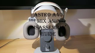 Astro A40 mix amp disassembly guide  How to fix loss of power micro usb port [upl. by Llewxam]