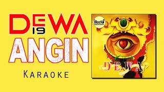 Dewa 19  Angin Karaoke  iRocK Music [upl. by Arreik]