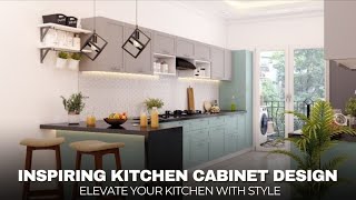 Elevate Your Kitchen Inspiring Cabinet Designs [upl. by Anilecram714]