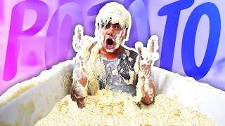 MASHED POTATO BATH CHALLENGE [upl. by Airlee920]