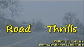 US Route 1 in Virginia  from Ladysmith to Spotsylvania [upl. by Atteuqahc]