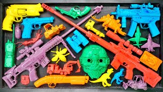 Cleans 2 Sniper riflemachine gun ak47glock pistolnerf gunshotgunmp5assault riflewater gun [upl. by Jaine]