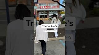 Quick Trip to Trader Joe’s traderjoes momto12 largefamily traderjoes [upl. by Kassity147]