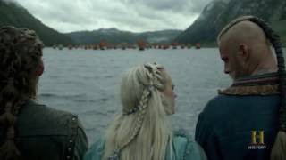 Vikings  King Harald and Halfdan Arrive In Kattegat Season 4B Official Scene 4x12 HD [upl. by Ahsayn]