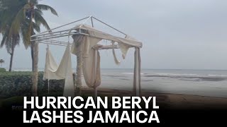 Hurricane Beryl lashes Jamaica as death toll climbs [upl. by Ponce]