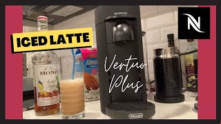 NESPRESSO VERTUO PLUS HOWTO FIRST USE ICED LATTE [upl. by Bak]