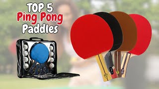 Top 5 Best Ping Pong Paddles for Beginners in 2024 [upl. by Izzy]