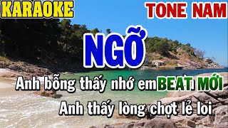 Karaoke Ngỡ Tone Nam  Karaoke Beat  84 [upl. by Moskow]