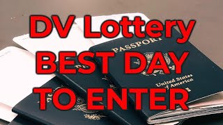 DV Lottery  Best Day TO ENTER The Greencard Lottery [upl. by Petronella]