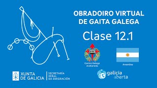 Obradoiro Virtual de Gaita Galega  Clase 121 [upl. by Ayrb]