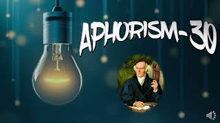 30EXPLANATION OF APHORISM 30EXPLAINED WITH RE DUDGEON DRDEEKSHA [upl. by Enimassej]