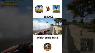 PUBG PC vs PUBG Mobile  SMOKE Comparison  pubgmobile pubgpc pubgpcvsmobile viral shorts [upl. by Burkhard]