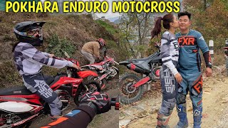 FASTEST LADY MOTOVLOGGER OF NEPAL🤣  ​⁠alishakhadgi9769  POKHARA ENDURO MOTOCROSS  DIRT BIKE [upl. by Lat]