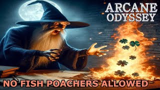 The Silly Wizards putting an end to a fish poachers luck party  Arcane Odyssey [upl. by Bartley520]