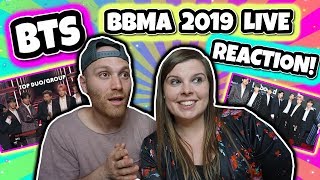 BTS amp Halsey Boy WIth Luv 2019 BBMAS Live Performance and Awards Reaction [upl. by Atekihs]