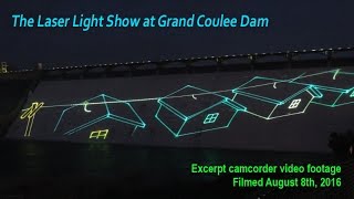 Laser Light Show at Grand Coulee Dam [upl. by Gabriel363]