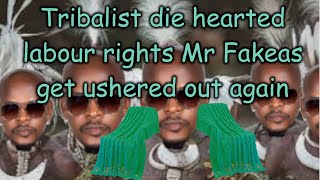 Tribalist die hearted labour rights Mr Fakeas get ushered out again [upl. by Yelrehs578]