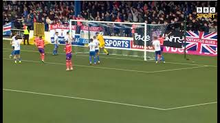 COLERAINE V LINFIELD BBC SPORT HIGHLIGHTS  2024 IRISH PREMIERSHIP FOOTBALL [upl. by Ruthie]