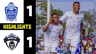 REBA IBITEGO BYIZA RAYON SPORTS 11 GORILLA FC  EXTENDED HIGHLIGHTS AT KIGALI PELE STADIUM [upl. by Teodoro]