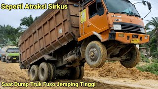 Seperti atraksi saat dump truk jemping tinggi [upl. by Elman]