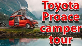 Almo Toyota Proace campervan tour [upl. by Atauqal]