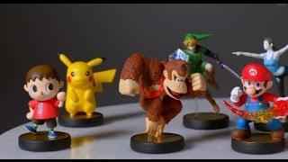 Amiibo  Smash Bros Figures  E3 2014 [upl. by Bohs791]