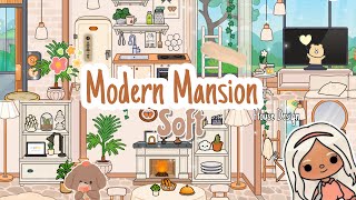 🐌Modern Mansion✨House Design Idea Toca Boca 🪵 Toca Life World  Makeover [upl. by Mcgaw824]