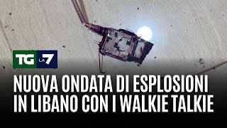 Nuova ondata di esplosioni in Libano con i walkie talkie [upl. by Knighton]