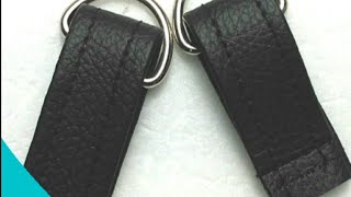 DIY BAG STRAP CONNECTORS Dring tabs shorts [upl. by Simetra]