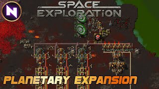 PLANETARY EXPANSION for VULCANITE In Factorio Space Exploration  GuideWalkthrough [upl. by Madeleine]