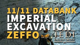 Imperial Excavation Zeffo All Databank Locations Star Wars Jedi Fallen Order [upl. by Ansilme289]