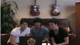 Jonas Brothers Live Facebook Chat part 3 [upl. by Cello]