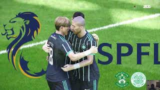 Hibernian v Celtic  Scottish Premiership 202324  Highlights PES 21 [upl. by Eltsryk]