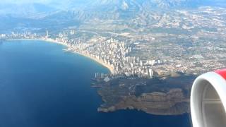 Unique aerial view of Altea and Benidorm bays [upl. by Eceerehs]