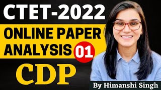 CTET 2022 Online Exam  Previous Year Papers Analysis CDP Dec 2021 Paper01 by Himanshi Singh [upl. by Sower243]