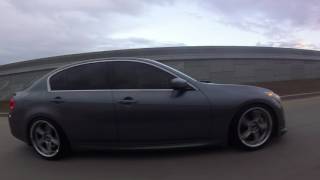 Infiniti Q50S 37 vs Infiniti G37S 6MT Race [upl. by Noek85]