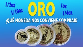 ¿Cuál es la mejor moneda de ORO PARA INVERTIR [upl. by Fredra]