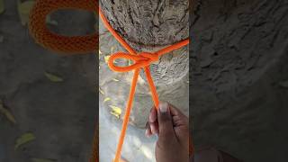 Learn the easy way to tie and untie a rope।।camping ytshorts yt viralvideo sorts youtube [upl. by Lovato]