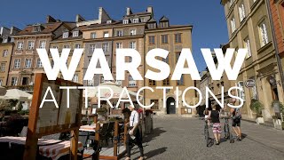 10 Top Tourist Attractions in Warsaw [upl. by Dawson327]