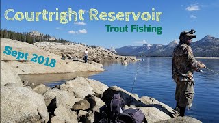 Trout Fishing Courtright Reservoir wrobert SEPT 2018 [upl. by Ezarras]