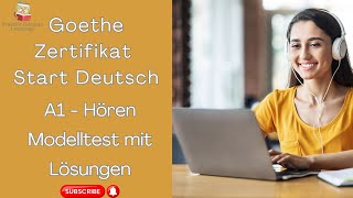 Goethe Exam A1 Listening Practice Exercises  German Exam Start Deutsch mit Antworten [upl. by Atiekahs]