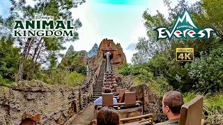 Expedition Everest Roller Coaster On Ride 4K POV Disneys Animal Kingdom 2024 03 05 [upl. by Soloma210]