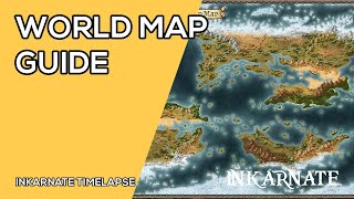 World Map Guide  Inkarnate Timelapse [upl. by Sakhuja]