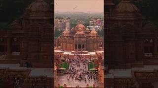 quotAkshardham Temple A Stunning Blend of Art and Spirituality 🌟  MustSee in Indiaquot travel shorts [upl. by Kung]