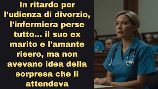 In ritardo al divorzio infermiera perse tutto Ex e amante risero ignari della sorpresa [upl. by Cower]