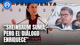 Monreal niega que Morena en el Congreso sea el brazo ejecutor de AMLO y Sheinbaum [upl. by Fasto]