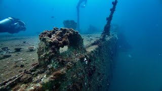 Diving the ex HMAS Brisbane Mooloolaba Queensland [upl. by Tung831]